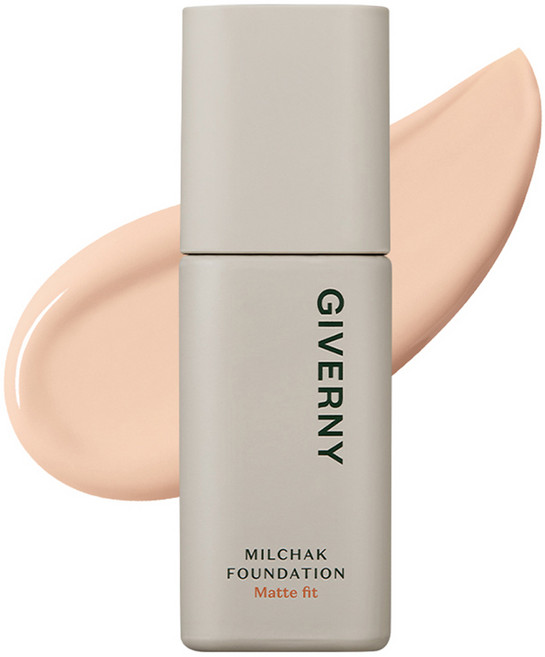 지베르니 밀착 매트핏 파운데이션 30ml, 1개, 21C 쿨 베이지