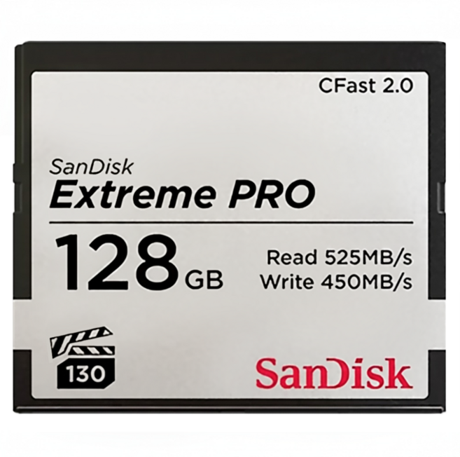SanDisk 晟碟 Extreme PRO CFast 2.0 記憶卡, 128GB, 1個