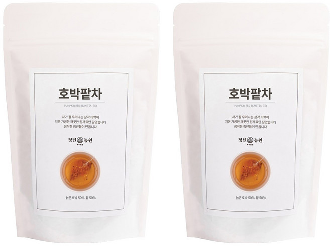 청년농원 호박팥차, 1.5g, 50개입, 2개