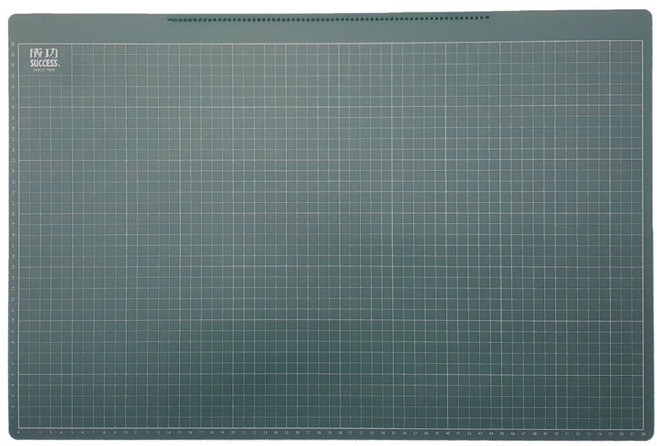 SUCCESS 成功 無毒多功能雙層桌墊 可切割使用 可夾月曆、課表, 綠色, 1片