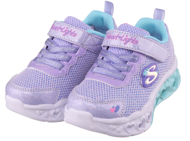 스케쳐스 여아용 플루터 하트라이트 운동화 SK0GL22Y251