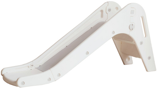 맘앤리틀 유아용 큐피드 미끄럼틀, 화이트, 1개