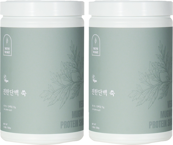 맘메이크 진한단백 쑥, 500g, 2개