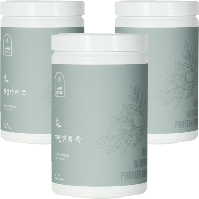 맘메이크 진한단백 쑥, 500g, 3개