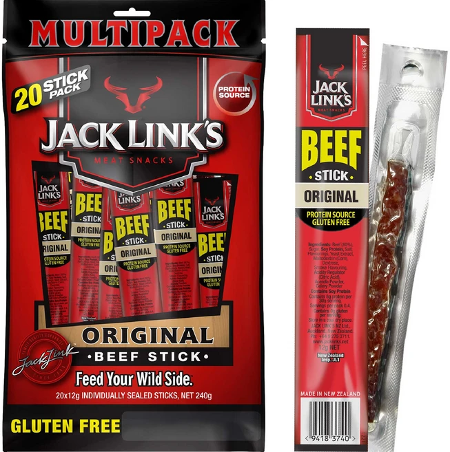 잭링크스 비프 스틱 오리지널 육포, 240g, 1개 - 쿠팡