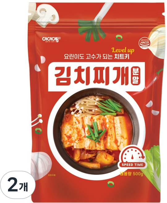 아이엠소스 김치찌개분말, 2개, 500g