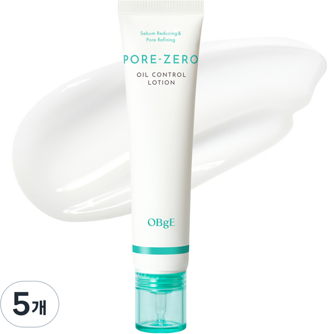 OBge 포어 제로 오일 컨트롤 로션, 70ml, 5개