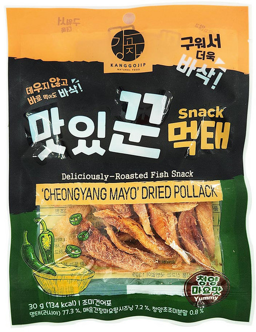 강고집 맛있꾼 먹태 청양마요맛, 30g, 1개