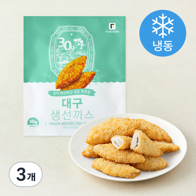 대구생선까스 (냉동), 1.2kg, 3개