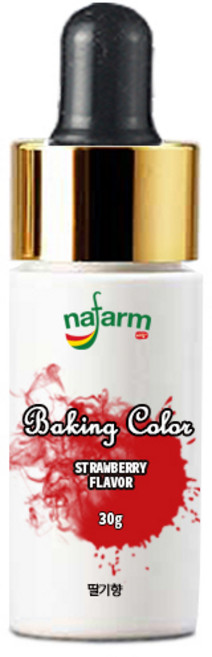 내팜 베이킹칼라 딸기향, 30g, 1개