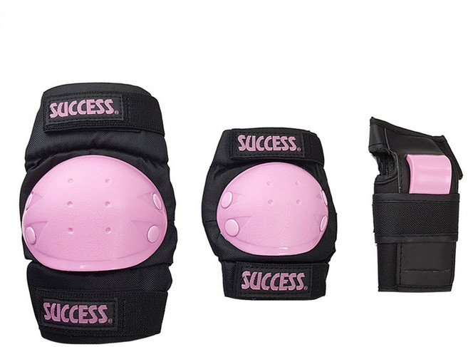SUCCESS 成功 三合一護具 和尚款 S0500, 紅色, 1組