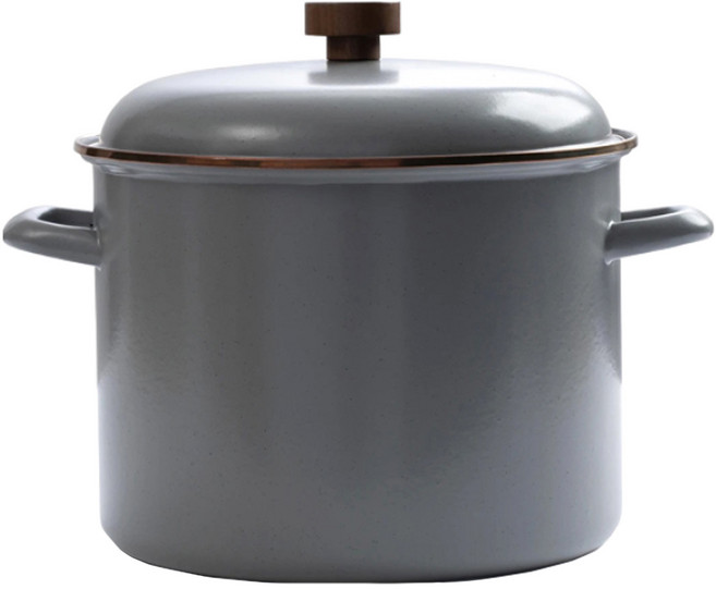 BAREBONES 琺瑯湯鍋 CKW-376 26 x 18.7cm 1.66kg 7.5L, 石灰色, 1個