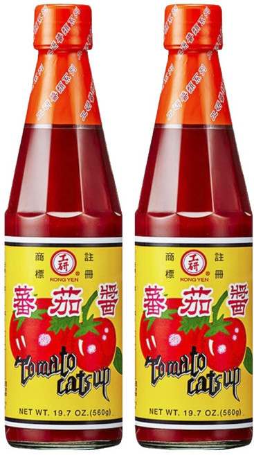 KONG YEN 工研 番茄醬, 560g, 2瓶
