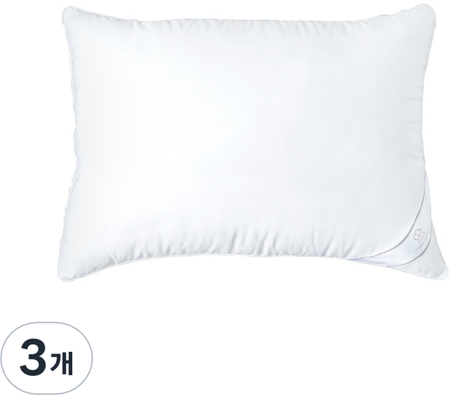 모든 요일의 방 마이크로화이버 다운필 초극세사 베개솜, 화이트, 3개