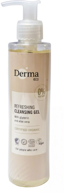 Derma Eco 有機蘆薈保濕潔顏露 0%香精 含甘油和蘆薈, 200ml, 1瓶