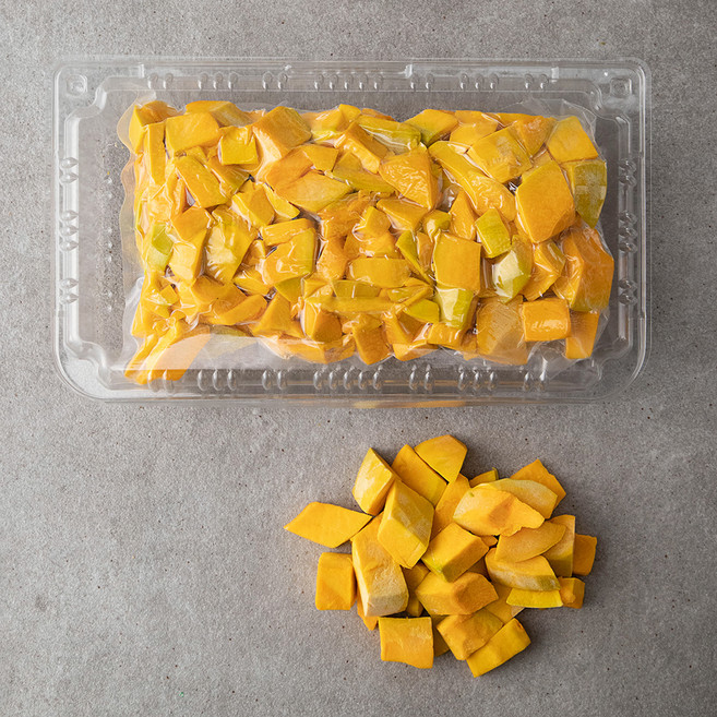 뉴질랜드 간편단호박(깍뚝썰기) 800g, 1개, 1개