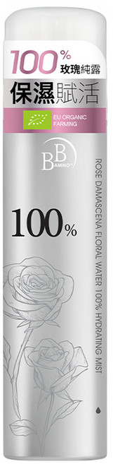 BB AMINO 科研 100%玫瑰花粹保濕噴霧 Rose Damascena Floral Water 100% Rehydrating Mist, 100ml, 1瓶