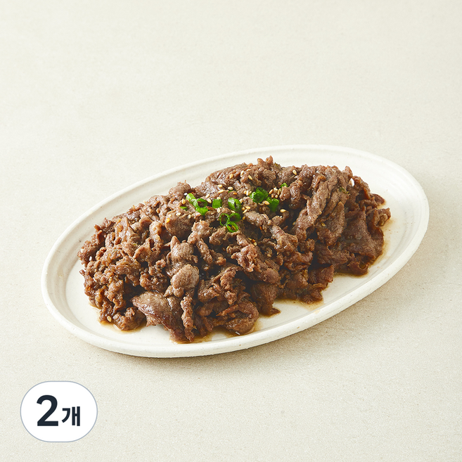 육향가 양념 소불고기 75%, 600g, 2개