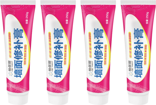 怡佰麗 牆壁修復膏 250g 4條, 1組