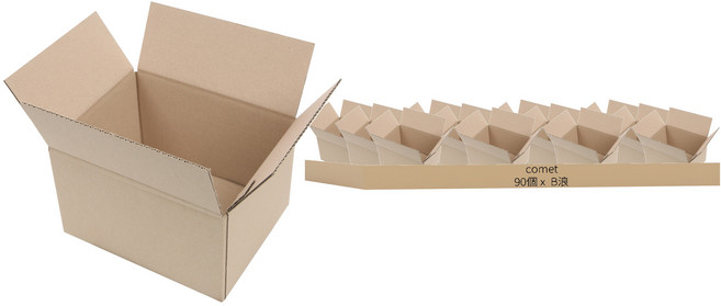 comet 紙箱, 咖啡色, 90個