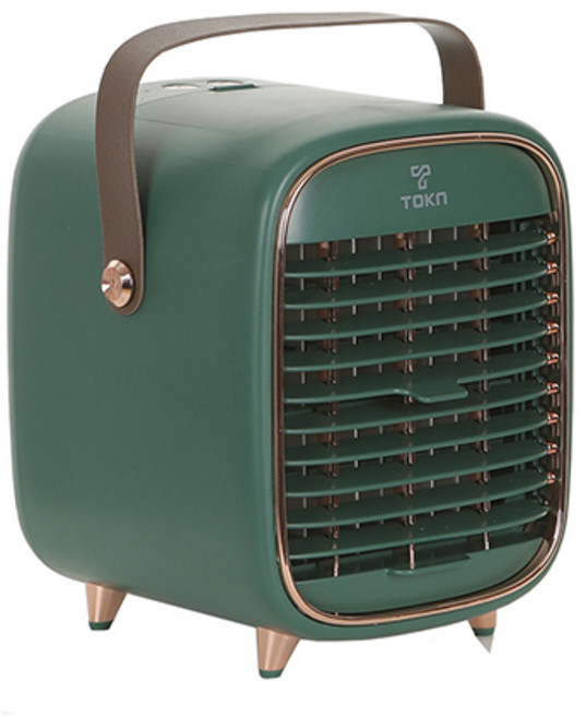 토큰 이노크아든 레트로 프리미엄 미니 냉풍기, TN-MA001(그린)