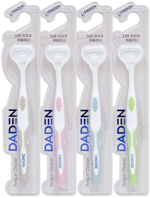 다덴 저자극 혀클리너 4p 세트, 1세트
