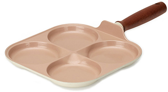 비자트 인덕션 우브 IH 4구 에그팬, 24cm, 1개