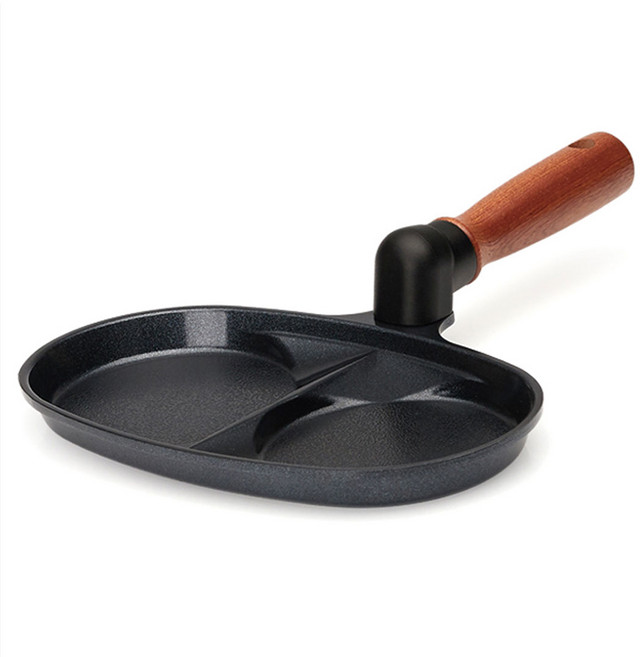 비자트 인덕션 2구 에그팬 IH, 24.7cm, 1개