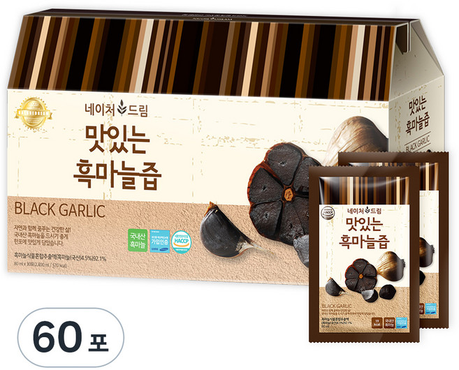 네이처드림 맛있는 흑마늘즙, 2.4L, 2개