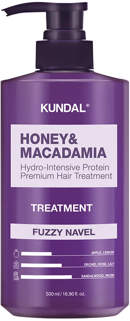 쿤달 허니 앤 마카다미아 헤어 트리트먼트 퍼지네이블향, 500ml, 1개 - 쿠팡