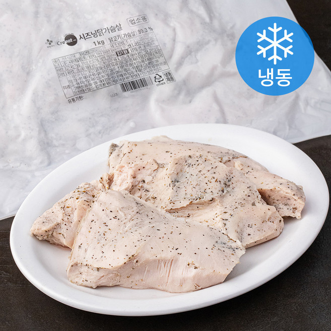 크레잇 시즈닝 닭가슴살 (냉동), 1kg, 1개