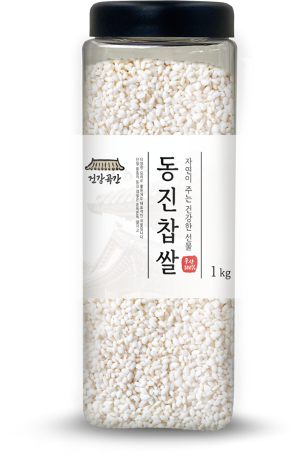 건강곡간 동진 찹쌀, 1kg, 1개