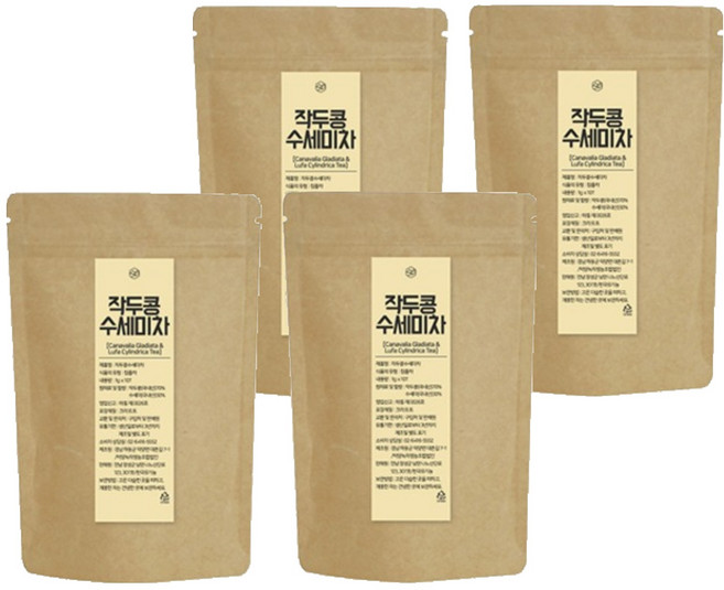 작두콩수세미차, 1g, 10개입, 4개