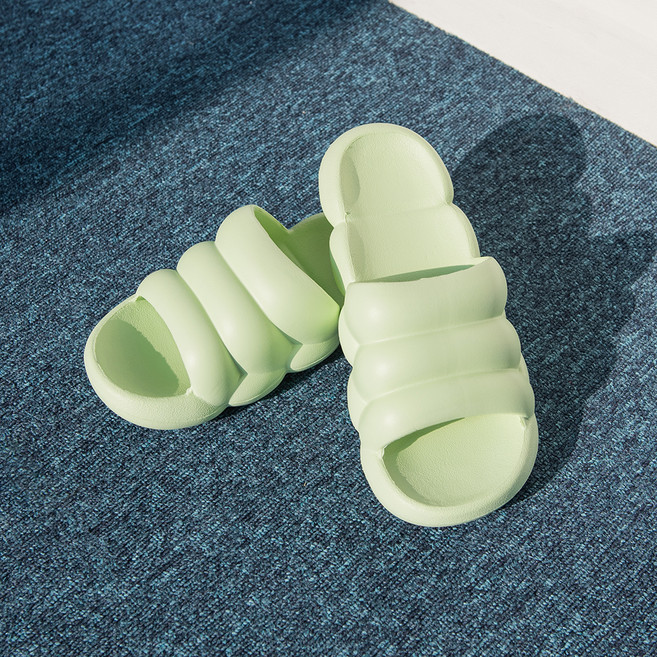 힐링스팟 구름 슬리퍼, 그린, 1개