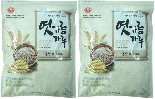 海嘉園麥芽粉, 2個, 1kg
