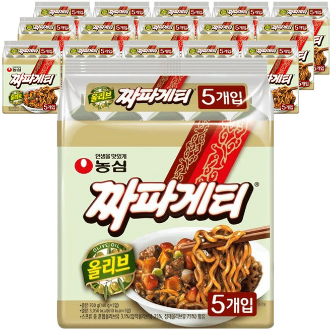 농심 짜파게티 140g, 80개