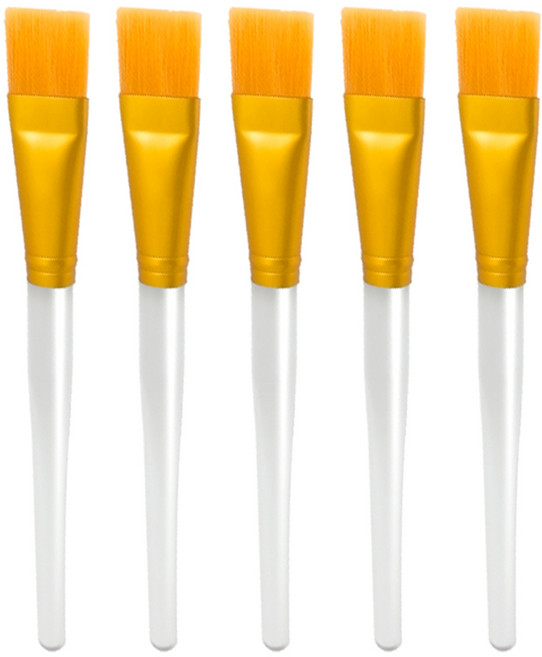 메디플라워 팩브러쉬, 혼합색상, 5개