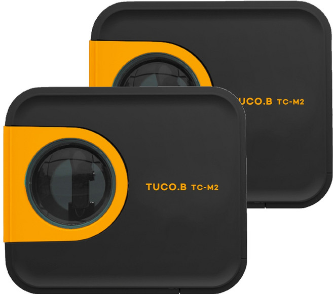 TUCO.B Koma 便攜式自動削鉛筆機 TC-M2, 橘色, 2個