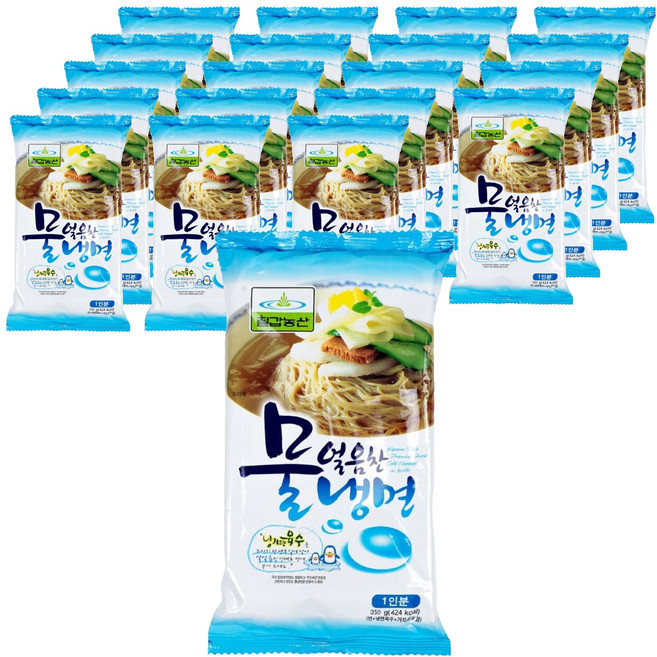 칠갑농산 얼음찬 물냉면, 350g, 20개