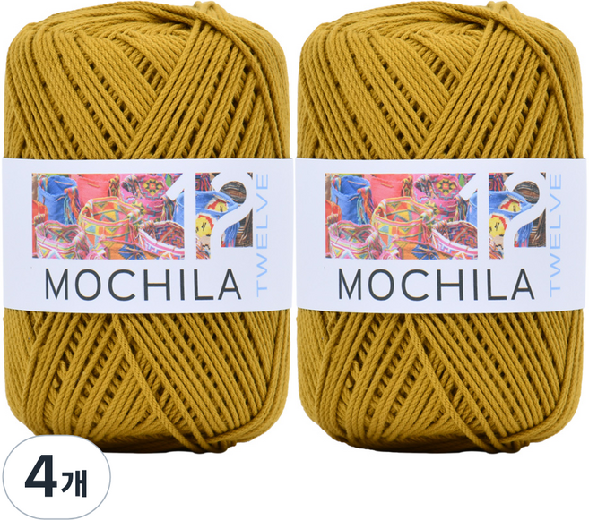 브랜드얀 모칠라12 뜨개실, 4개, 26키위