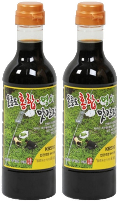 홍가네 울릉도 홍합 명이 맛간장, 520g, 2개