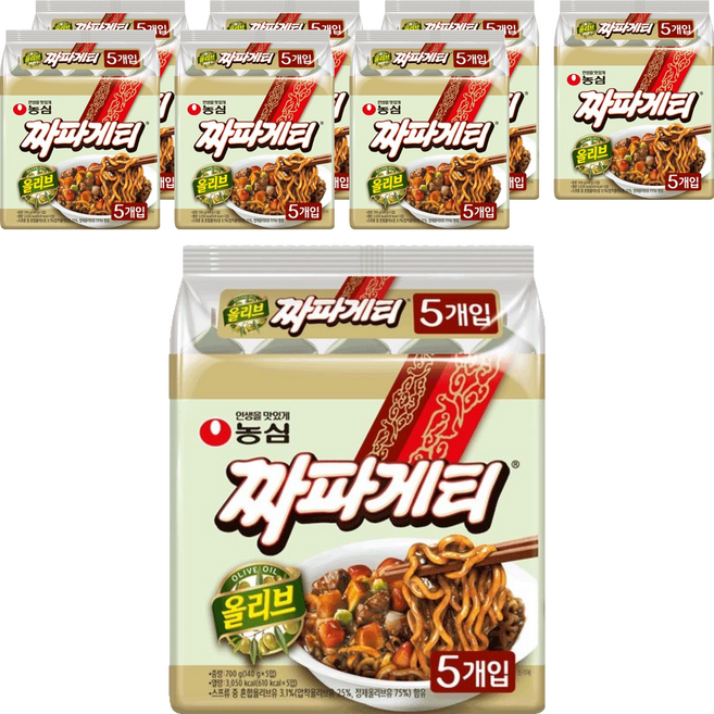 농심 짜파게티 140g, 40개