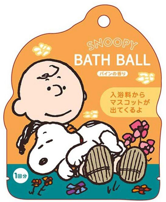 PEANUTS 史努比 沐浴球, 75g, 1個