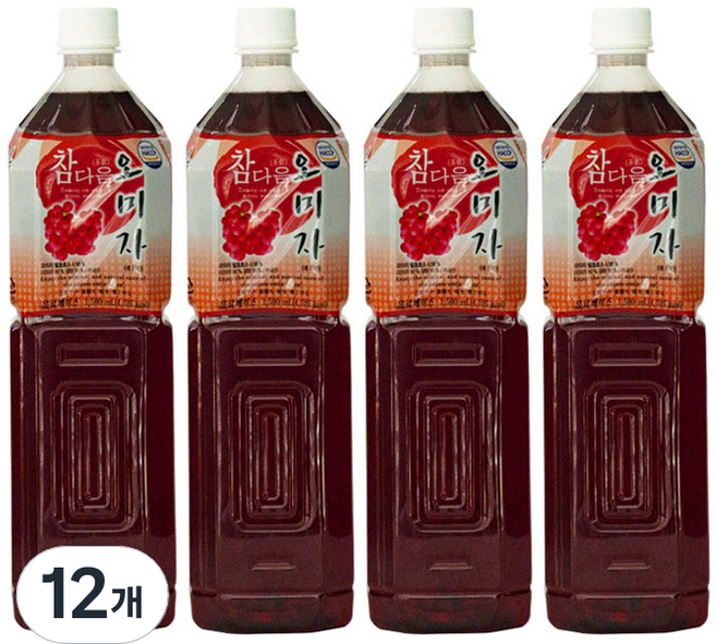 참다음 오미자 농축액, 1.5L, 12개