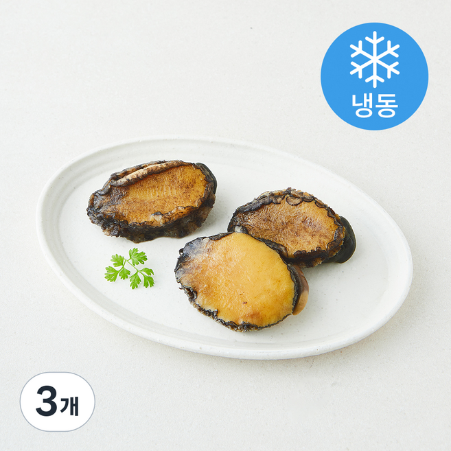 아라보감 ASC 인증 순살 전복 (냉동), 3개, 140g(3마리)