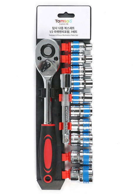탐사 복스알 12종 + 1/2 라쳇렌치 세트, 복스 12종 + 라쳇렌치, 1세트