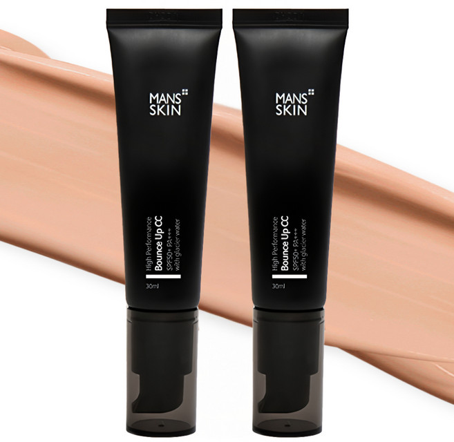 맨즈스킨 하이퍼포먼스 바운스업CC 남성 씨씨크림 30ml, 2개