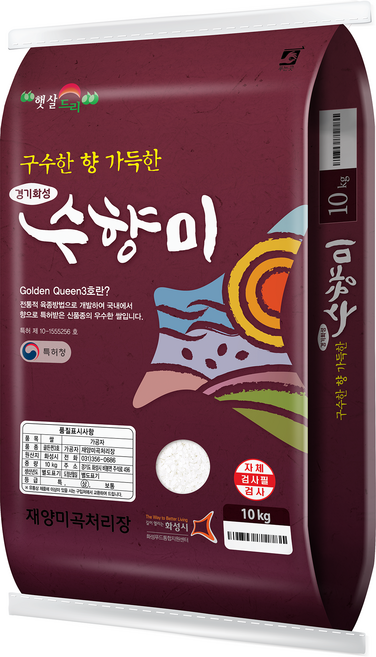 수향미 골든퀸 3호 백미, 10kg, 1개, 상등급