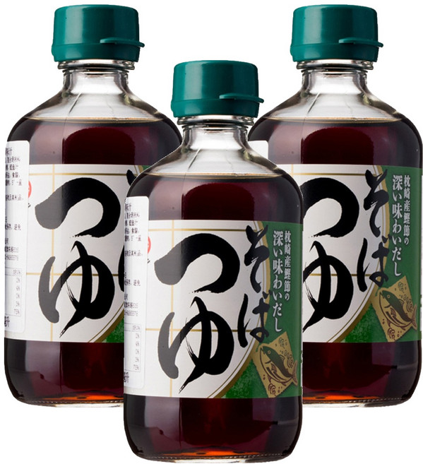 日本丸天醬油 蕎麥麵沾醬/調味露, 300ml, 3瓶