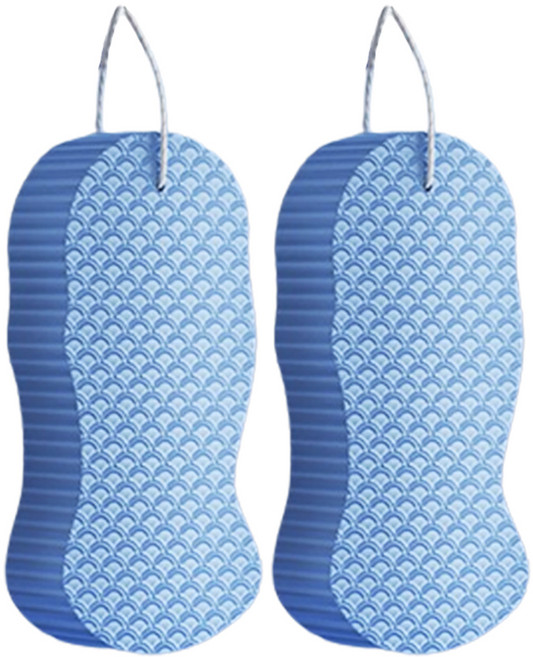 원이네 소프트 클랜징 때밀이 스펀지, 블루, 1개입, 2개